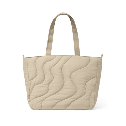 TOMTOC TERRA T38 PUFFY LAPTOP TOTE BAG NATURAL SAND T38M1K2