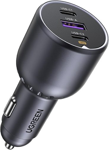 UGREEN 130W 3-Port Fast Car Charger EC705 (35025)
