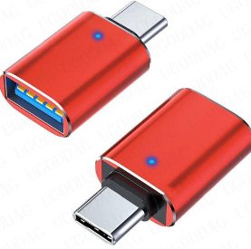ADAPTER TYPE-C NA USB CRVENI